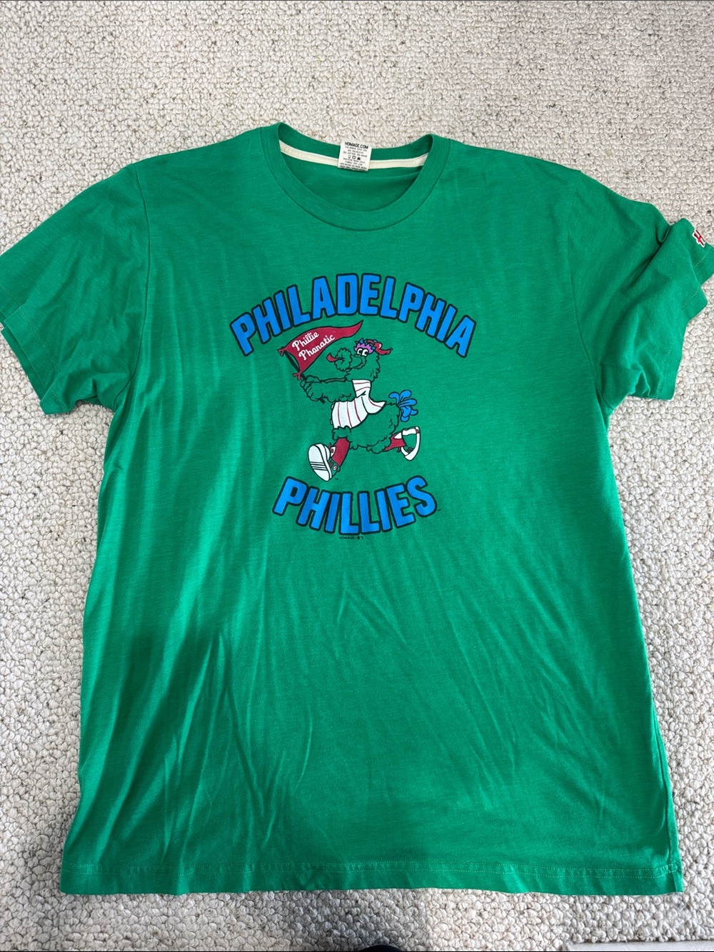 HOMAGE Green Philadelphia Phillies men’s Tee phanatic